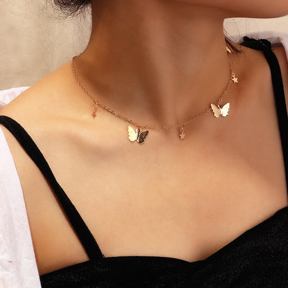 Butterfly Dangle Necklace